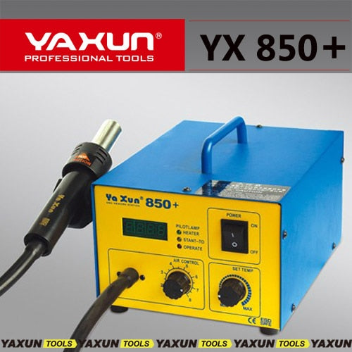 YAXUN YX850+ digital display Hot air gun BGA  SMD rework station Advanced  Air Pump Hot Air Gun Rework Station Heat gun  station